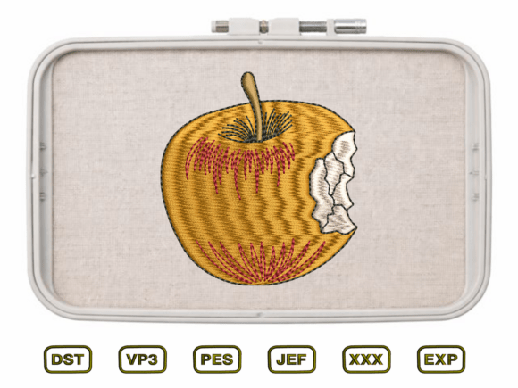 Bitten Apple Fruit Embroidery: A Designer’s Review for Boutique Sweatshirts