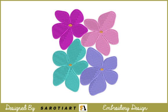 Colorful Embroidery Flowers Design: A Versatile Choice for Personalized Gifts