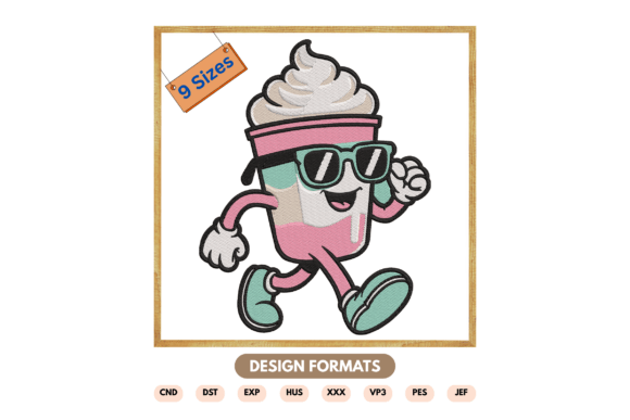 Cool Coffee Cup Embroidery Design Review