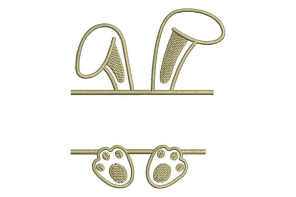 Cute Bunny Feet Embroidery: A Playful Touch for Seasonal Goods