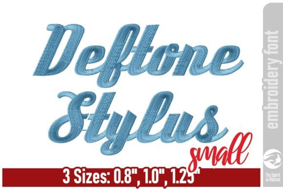 Deftone Stylus Retro Embroidery Font - S Review for Etsy Sellers