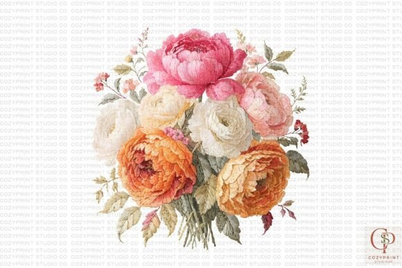 Faux Embroidery Flower PNG Review for Boutique Apparel Designers