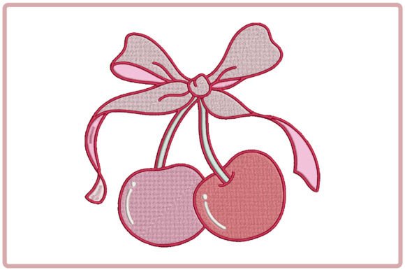 h1Pink Cherry Bow Embroidery Design Review for Boutique Sweatshirts/h1
