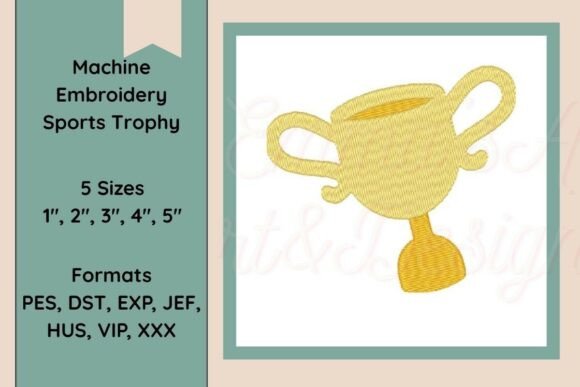 h1Sports Trophy Embroidery Design: A Winner for Seasonal Crafts/h1
