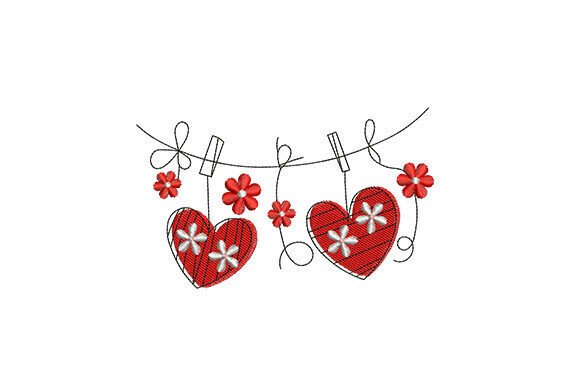 Heart Garland Embroidery Design: A Designer’s Review for Boutique Sweatshirts