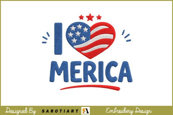 I Love Merica Embroidery Review