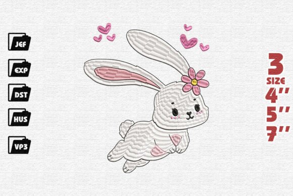 Kawaii Bunny Embroidery Design Review