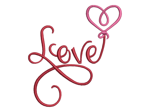 Love Script Heart Embroidery: A Sweet Addition for Etsy Sellers