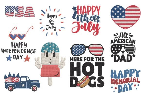 Patriotic 4th of July Embroidery Bundle Review
