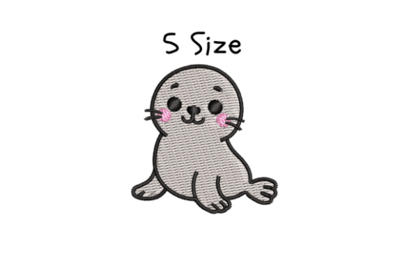 Seal Embroidery Design: A Touch of Arctic Cuteness for Handmade Gifts