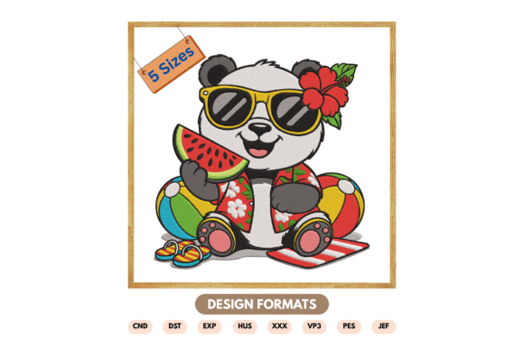 Summer Panda Embroidery Design Review